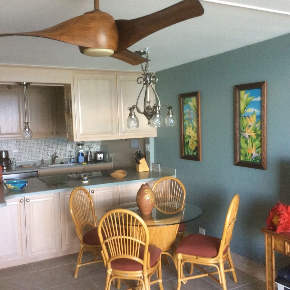 Koa wood fan to keep you cool