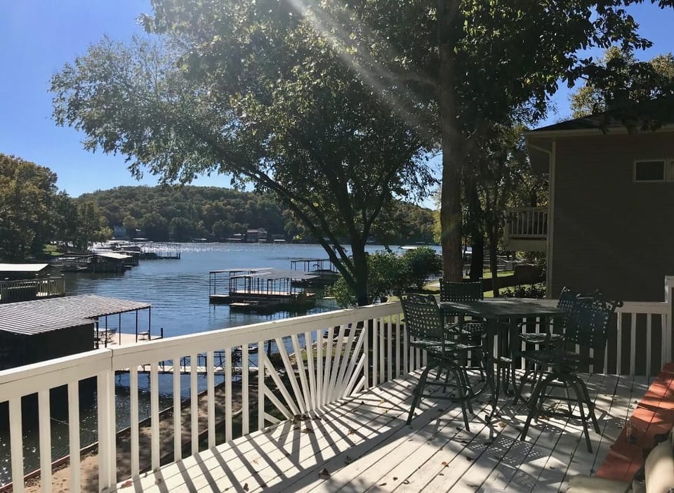 Upper deck lake view