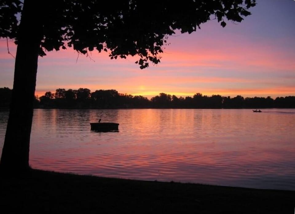 Sunrise on Morrison Lake.