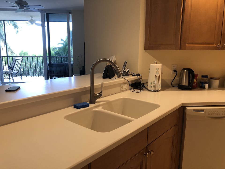 View from kitchen