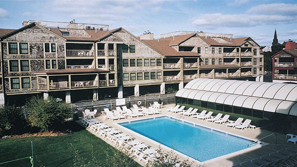 See unit with the balcony extending from the building. Best view of harbor!