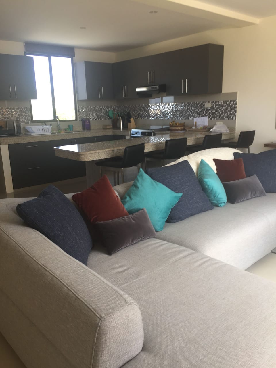 Kitchen and living room 