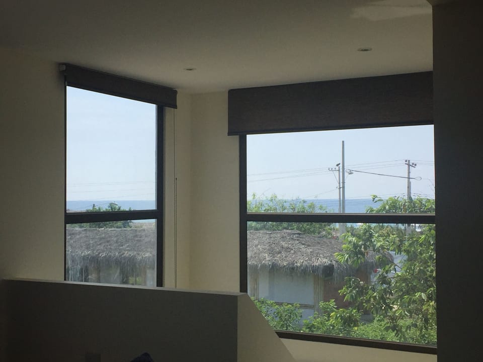 Stairs going to bedroom and the view from kitchen/ living room