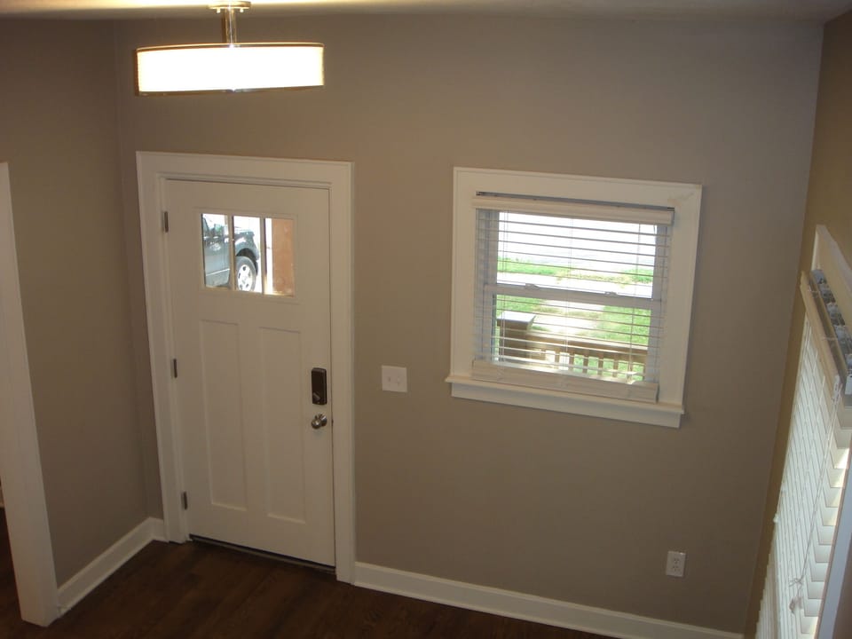 Entry and front door.