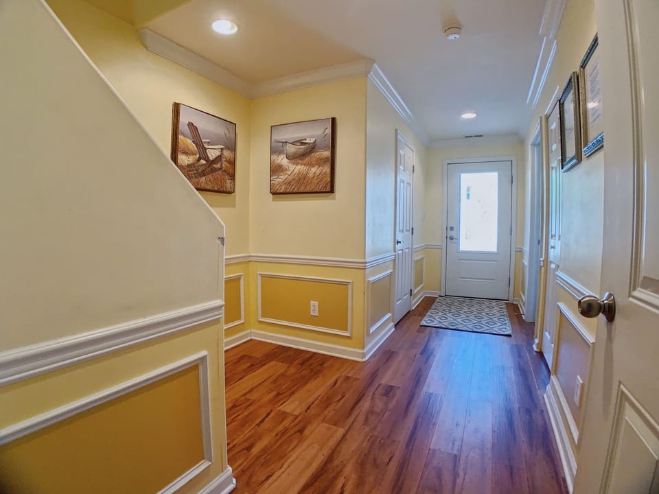 Entry through Garage