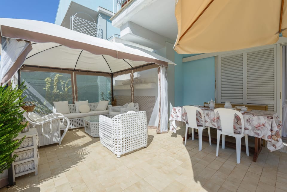 Patio and external dining table