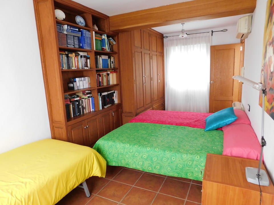 Bedroom 4  - First floor with Air con - triple/Quad room  (sleeps 3 or 4)  