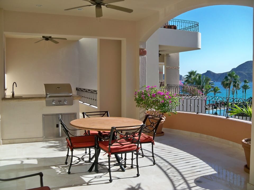 Terrace with Built-in BBQ