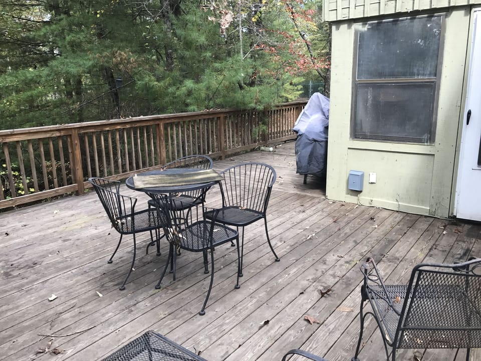 huge back deck
