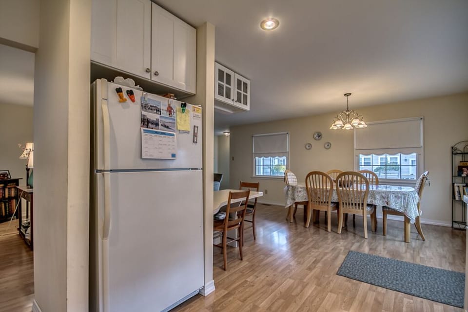 Two refrigerators - one in kitchen and extrain laundry room!
