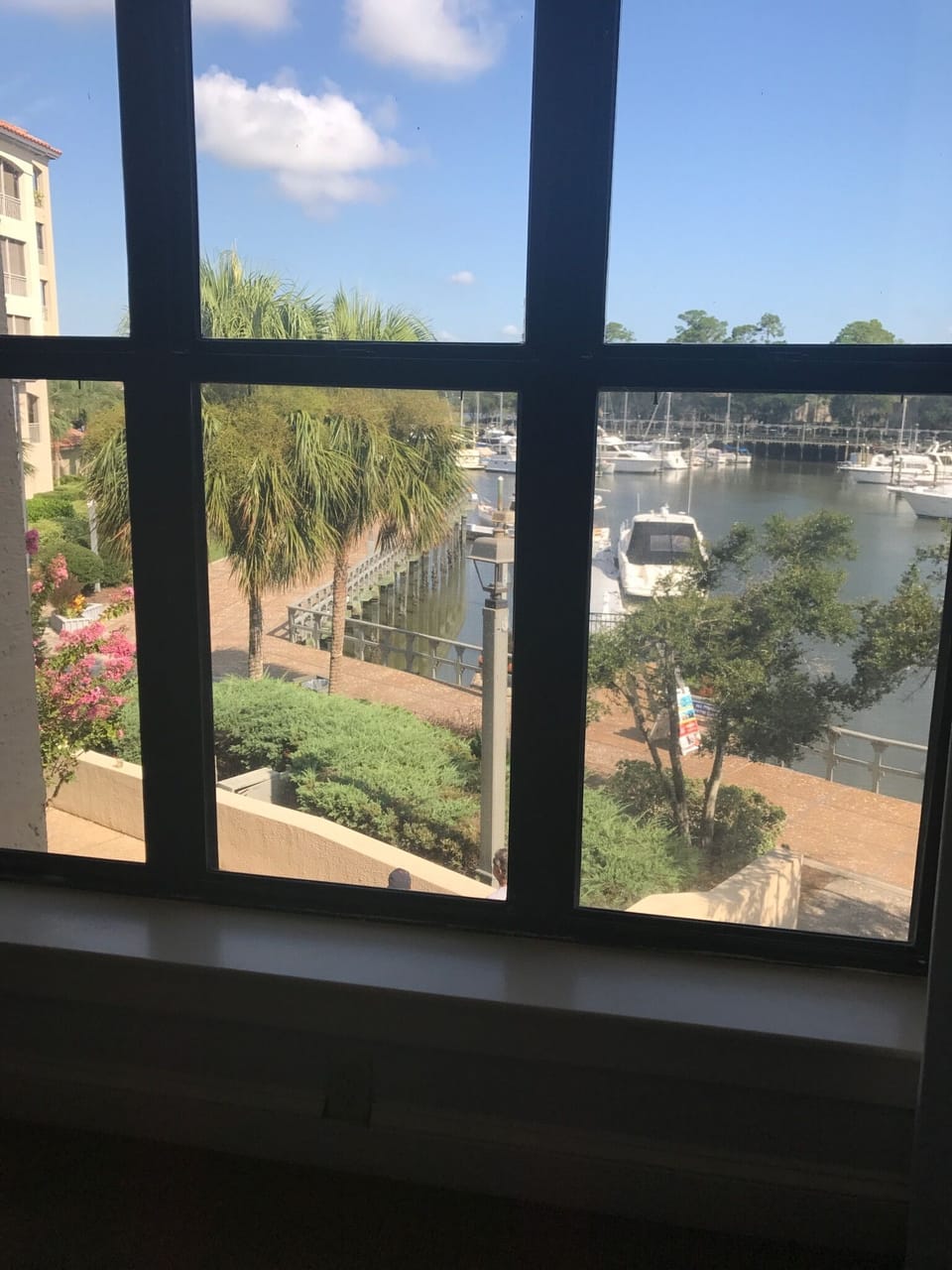 View from master bedroom window