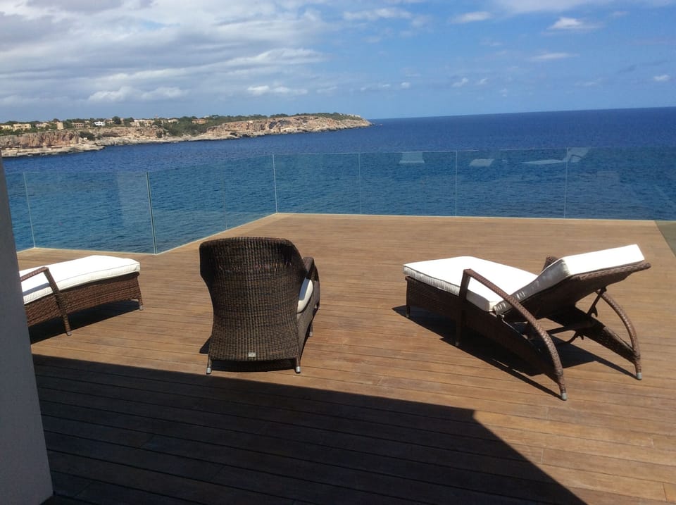 View from the 2nd floor terrace to Cala Figuera