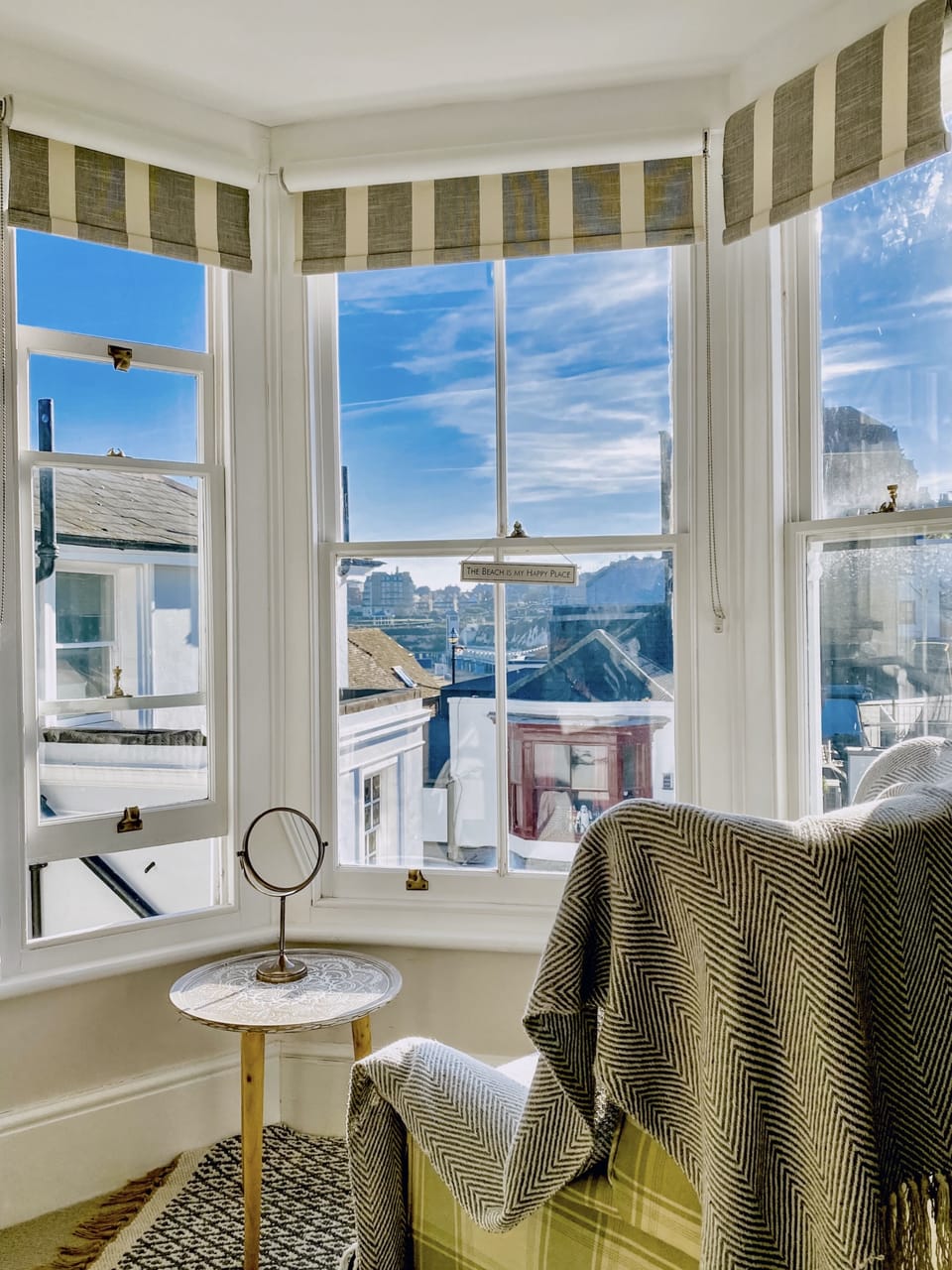 Beautiful bright view of Viking Bay from the master bedroom