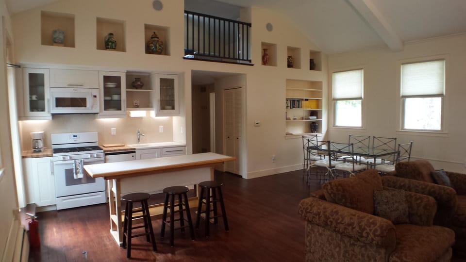 The Great Room kitchenette and dining area.