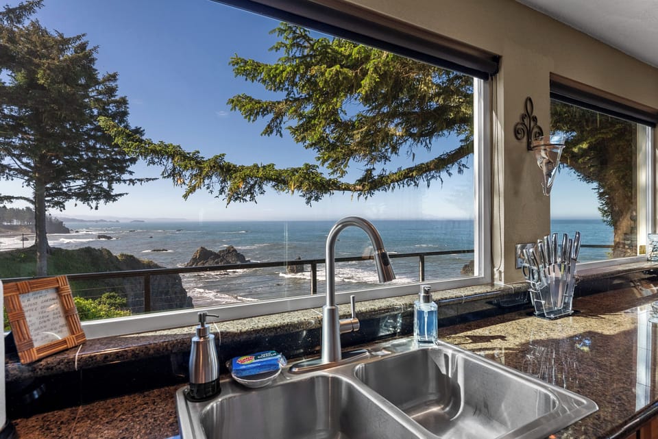 Kitchen with an Ocean View