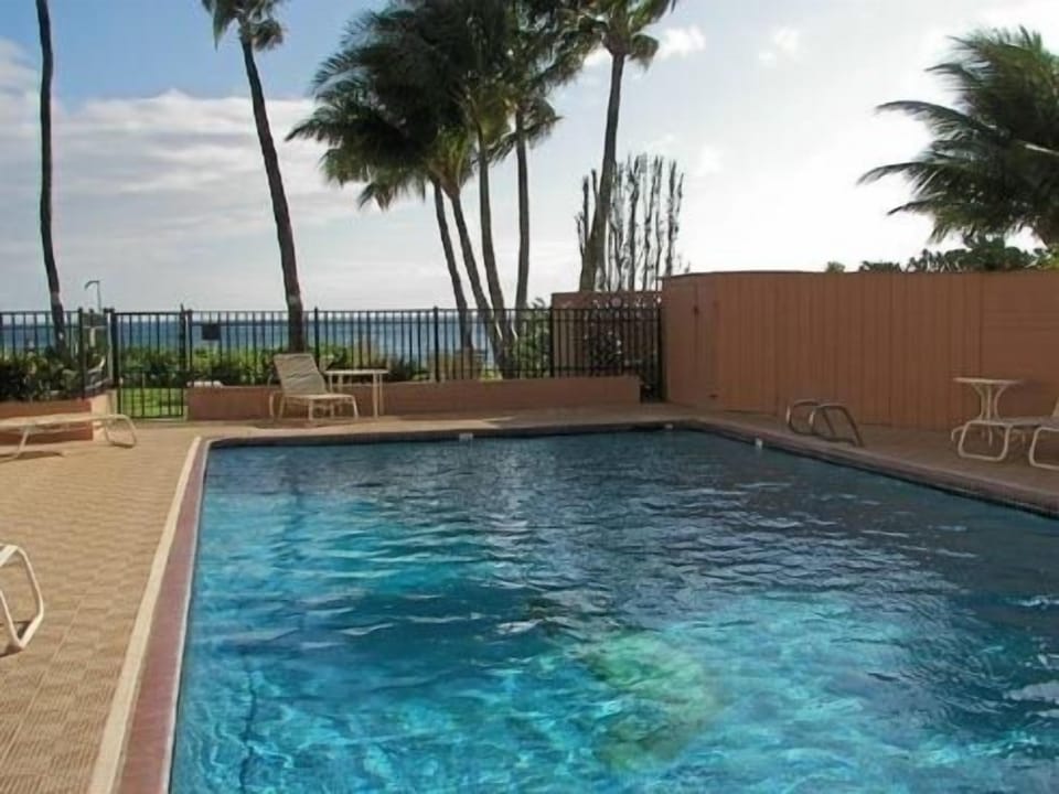 Pool is heated to 82 degrees with a view of the ocean.