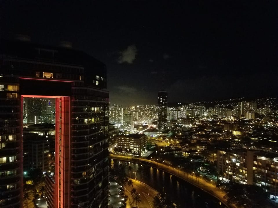 night time view