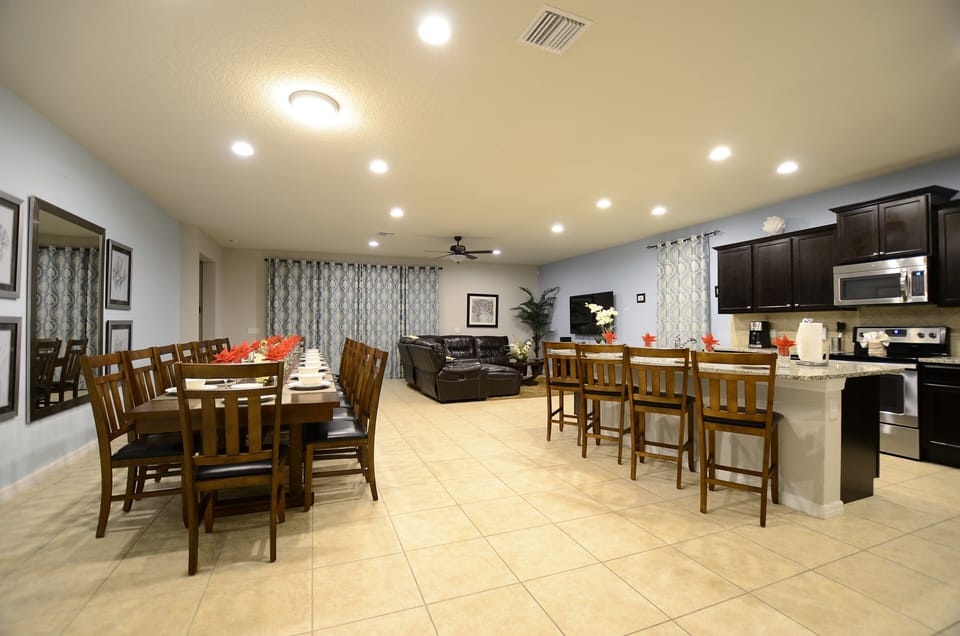 Dining and Kitchen area