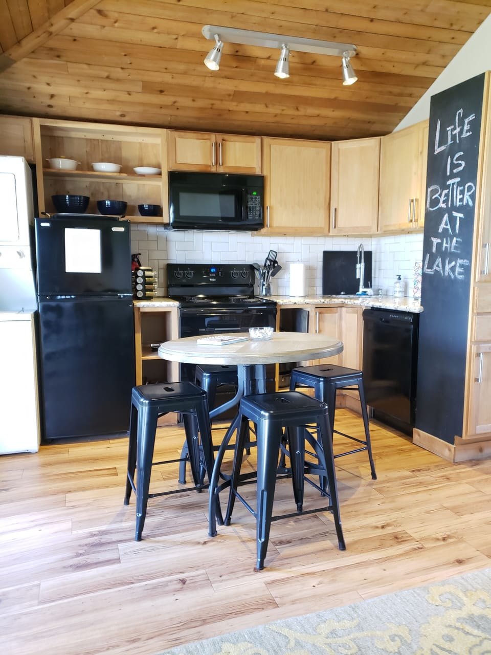 Fully stocked kitchen