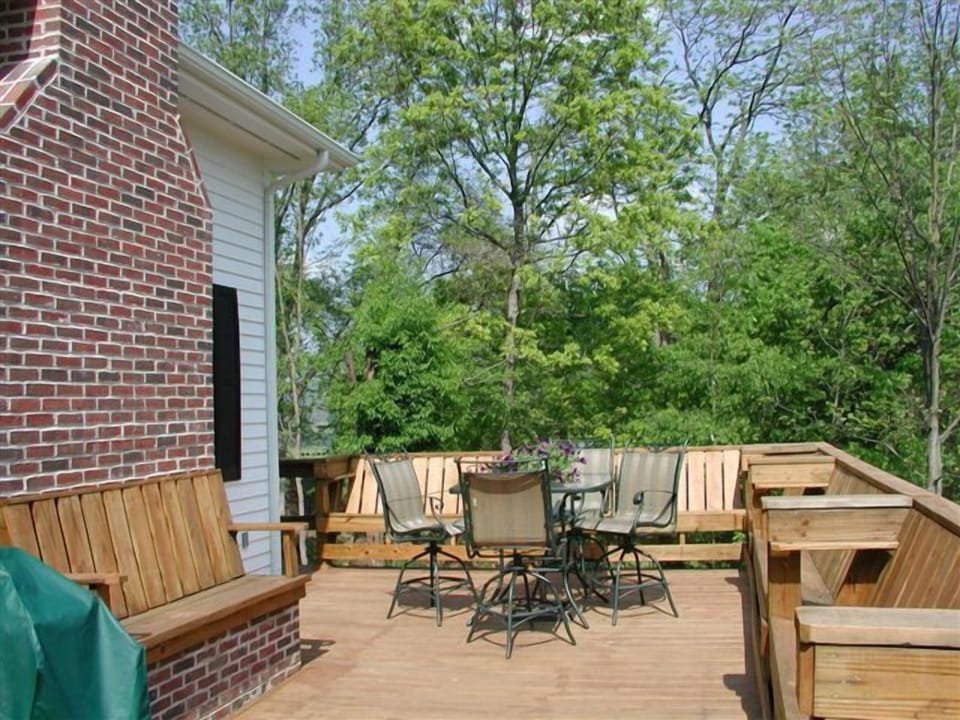 Seating on the deck.