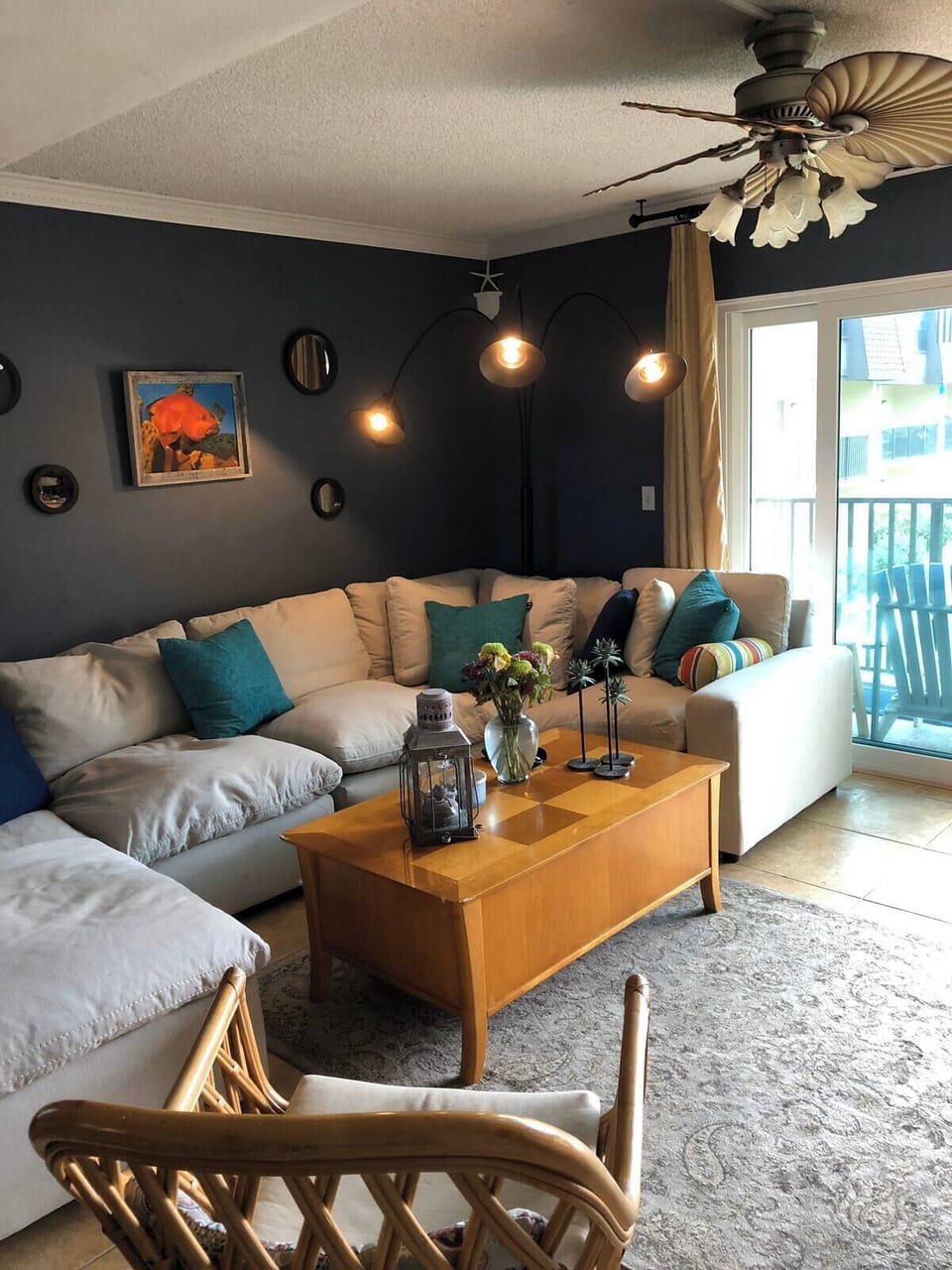 Living area couch