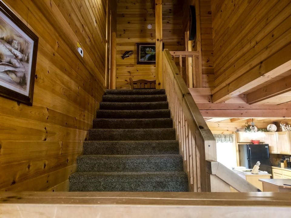 Staircase to Two Bedrooms