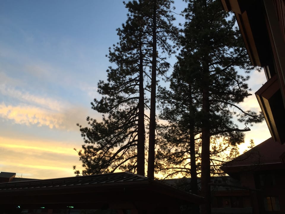 Sunset on the Condo Patio