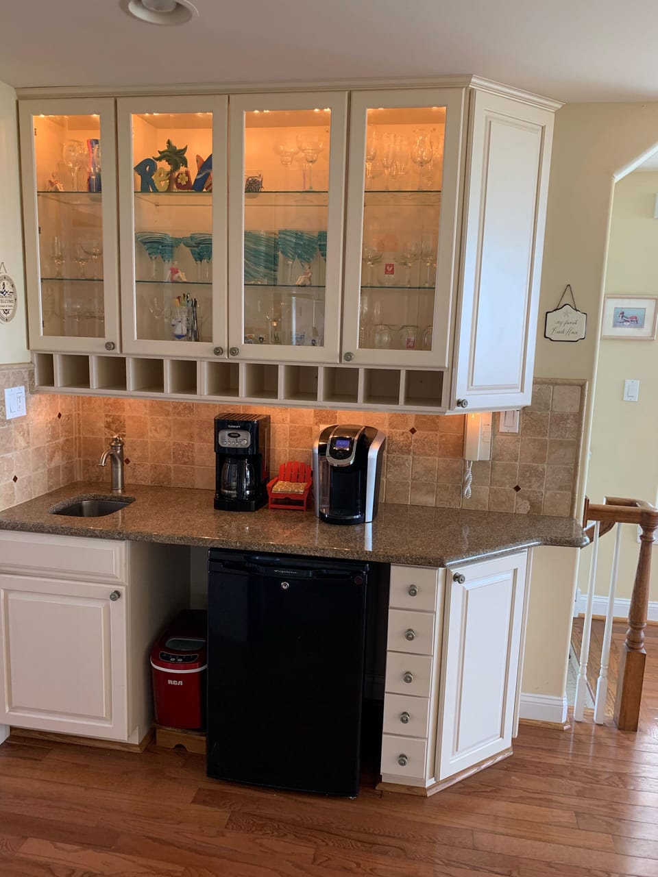 Beverage Center in Kitchen. 3rd floor.
