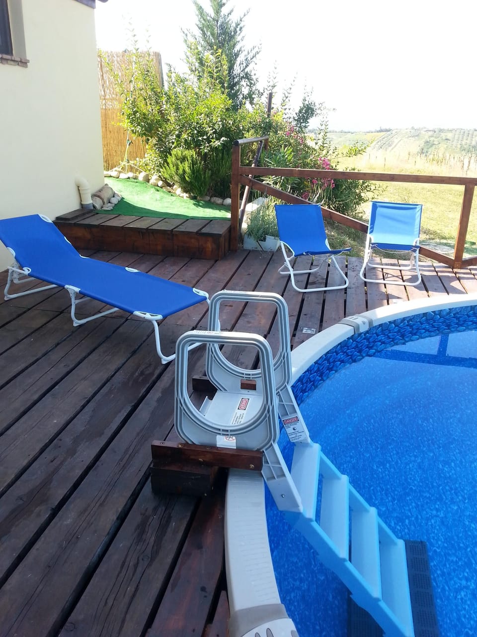 Relax in the sun by the pool 