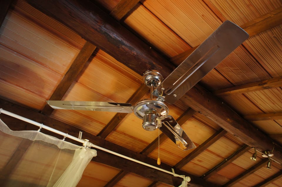 Switch on the fan to cool off in the evenings!  