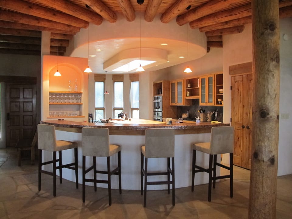 A dream Chef's kitchen with center island and Viking 6 burner stove, 2 ovens!