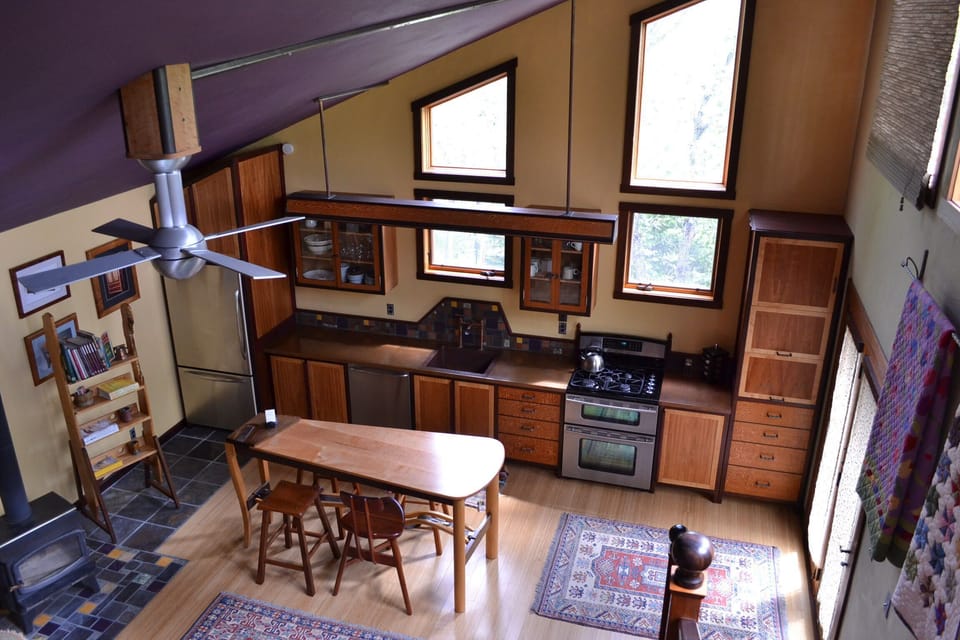 view from upstairs bedroom