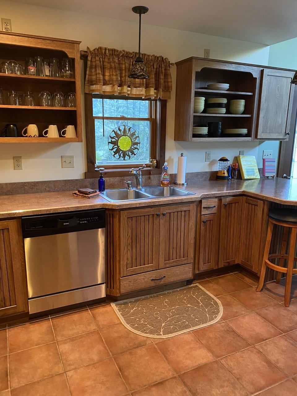 Fully stocked kitchen