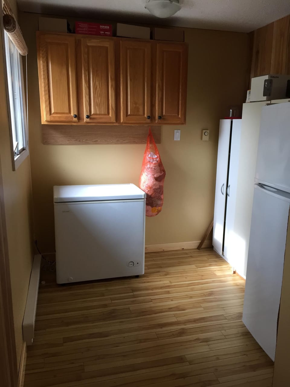 Pantry off kitchen with 2nd fridge and deep freezer for your convenience.