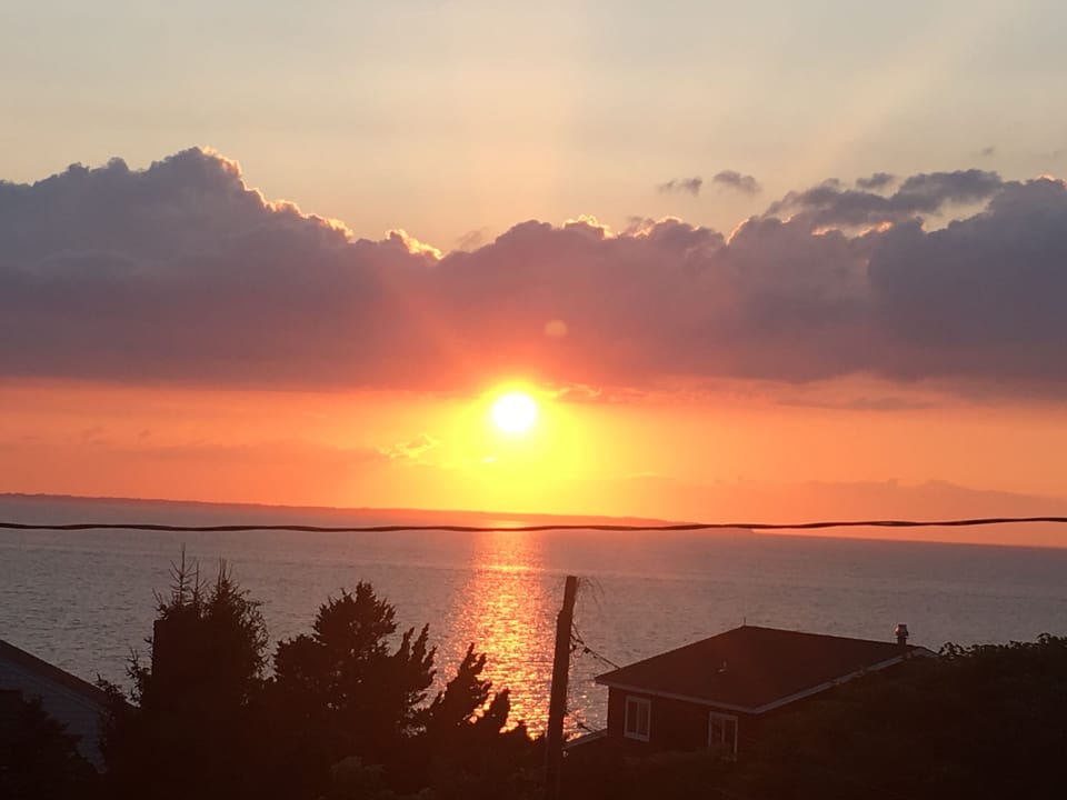 Summer Sunsets Over Fort Pond Bay 