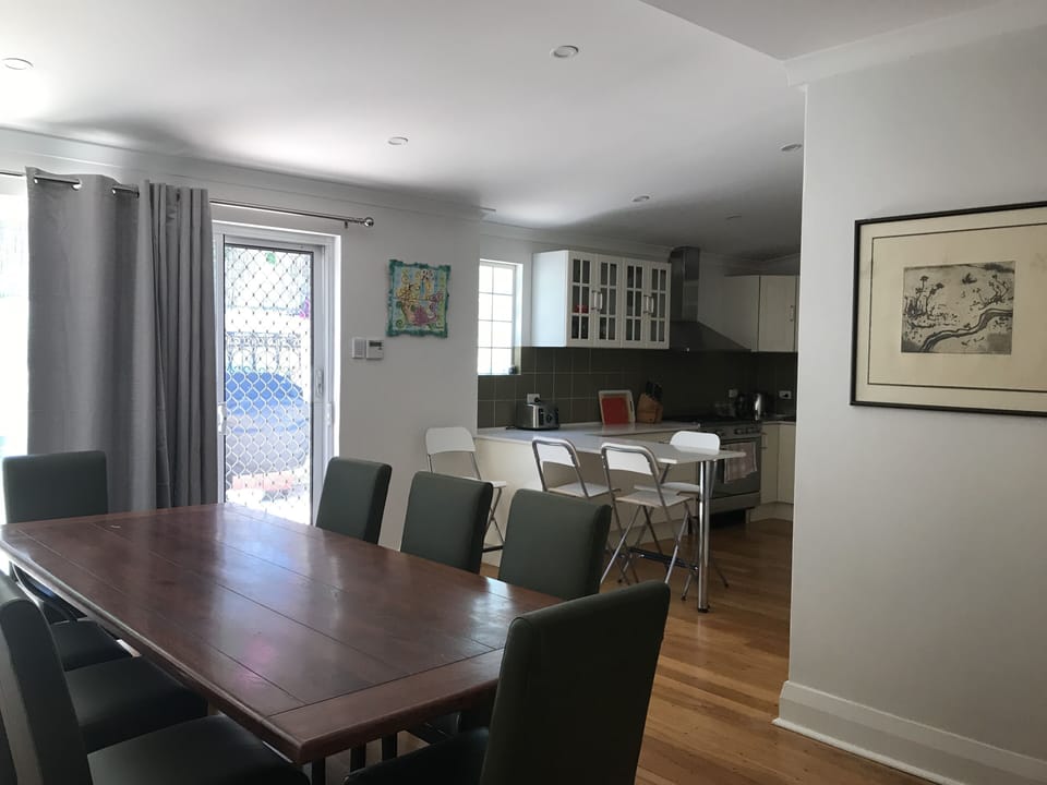 Dining and kitchen