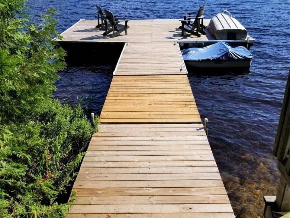 Huge waterfront dock