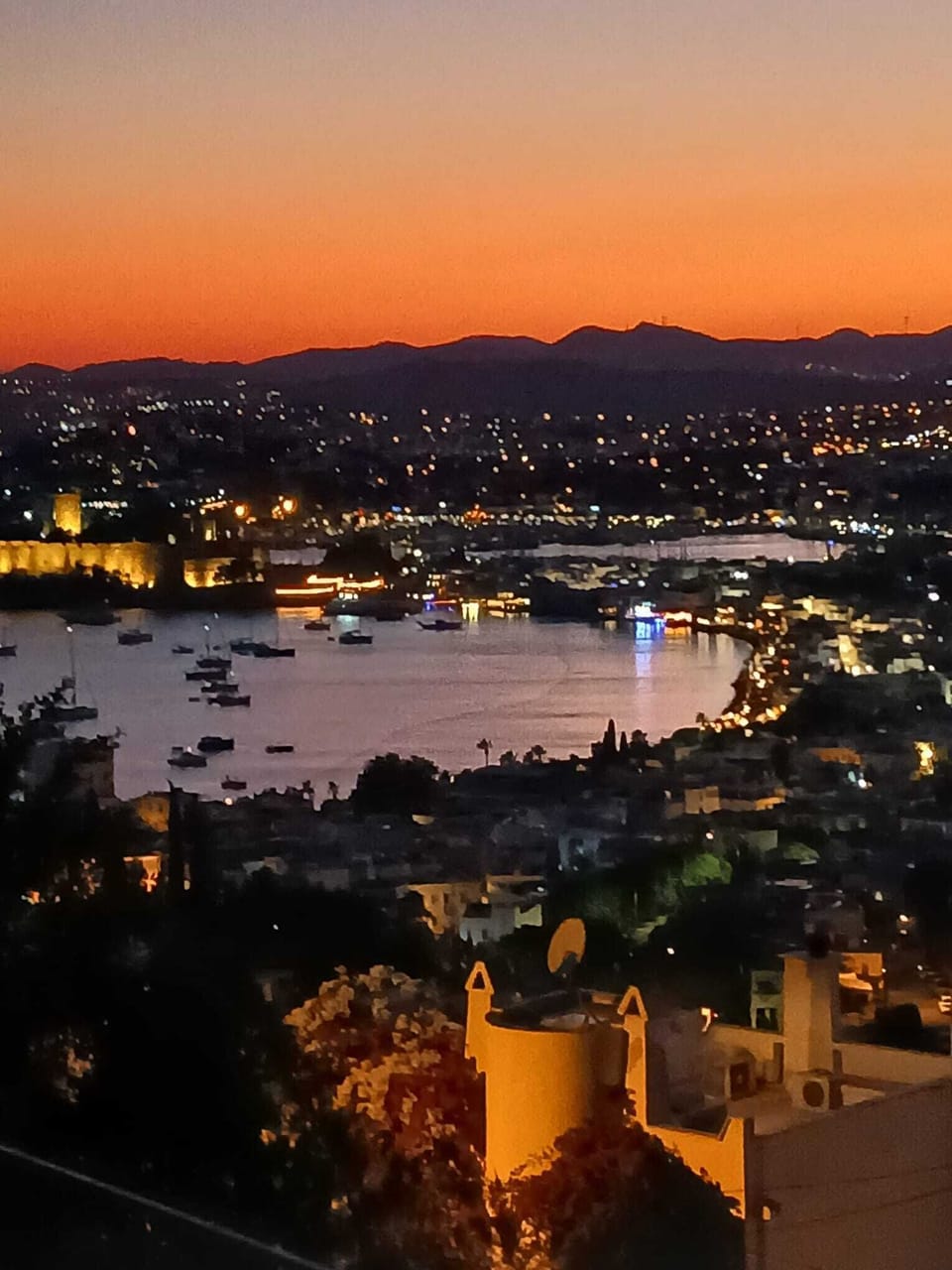 Sunset over Bodrum