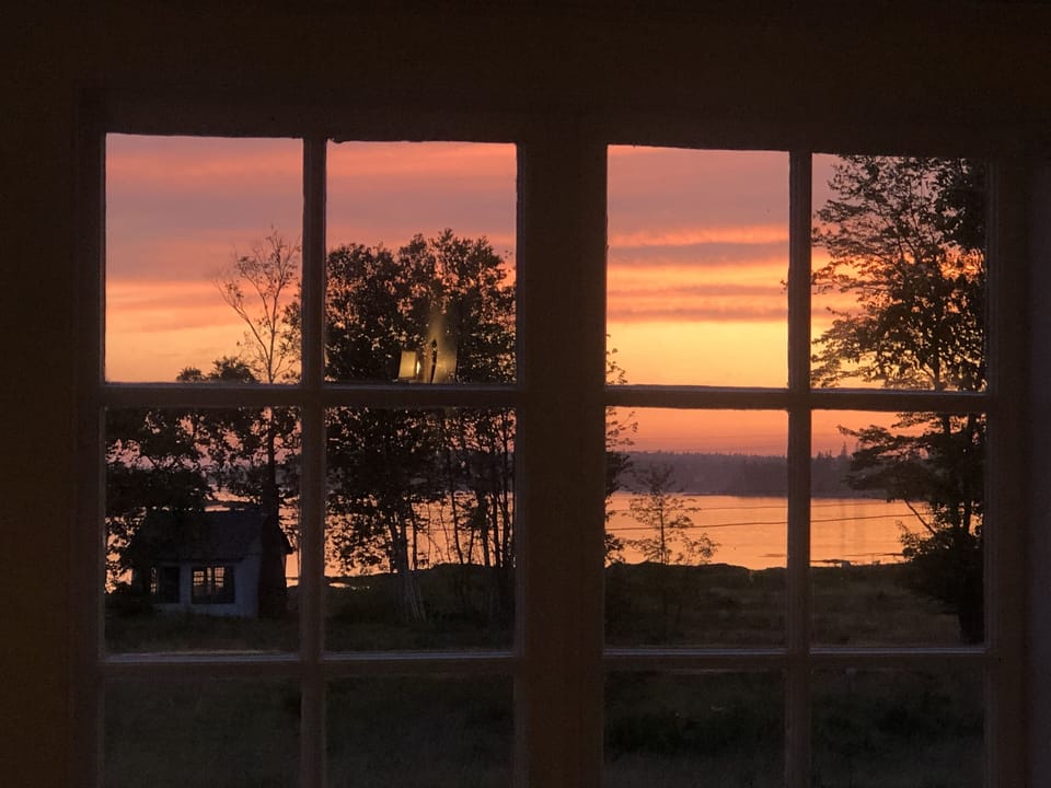 Sunet view from Diningroom