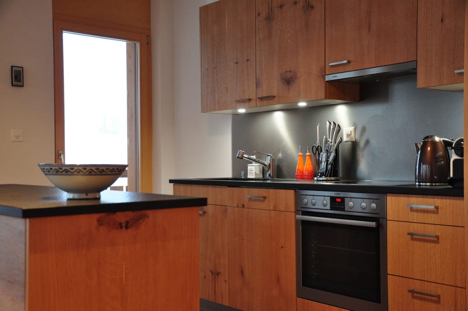 Modern open kitchen with all facilities 