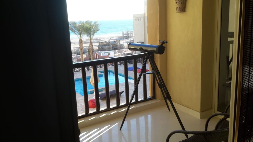 balcony and sea view