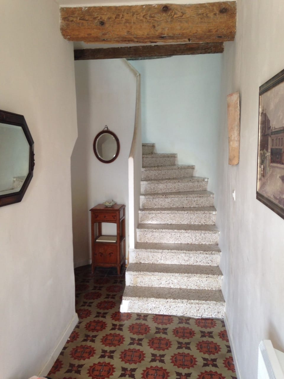Languedoc staircase from the hall