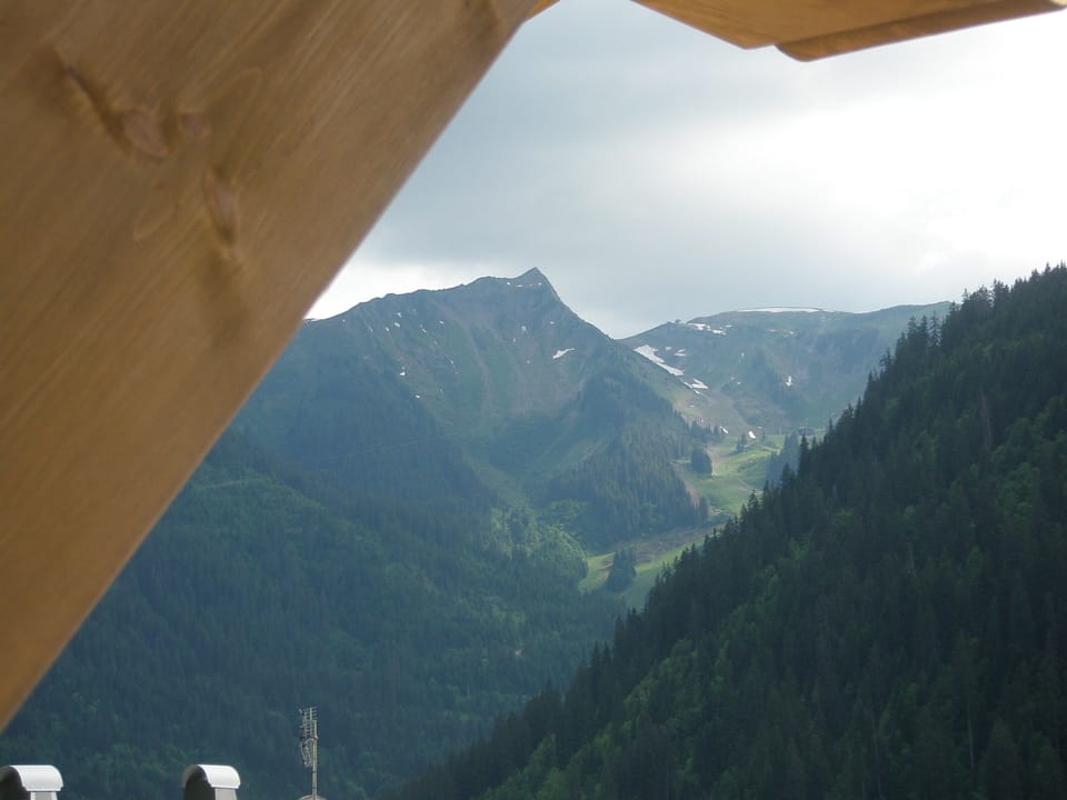 View of Linga from upper balcony