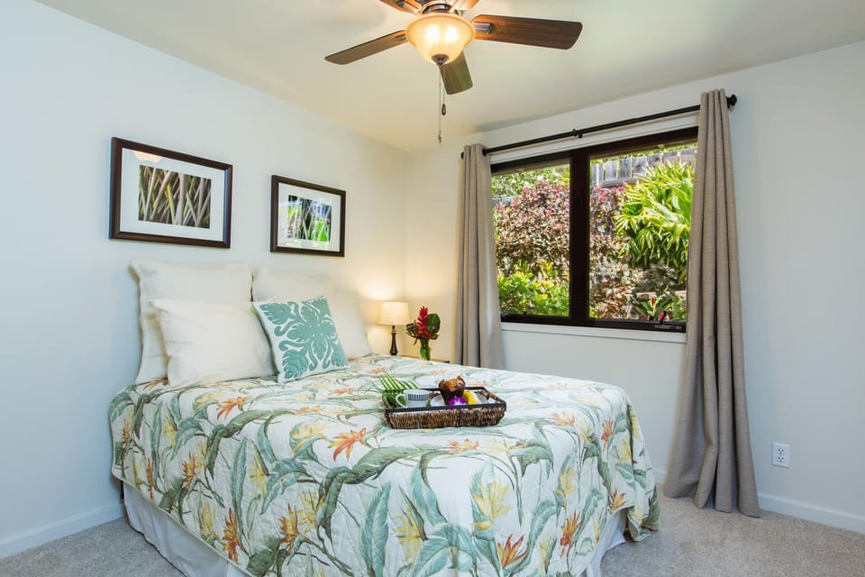 Bedroom five with beautiful garden views.