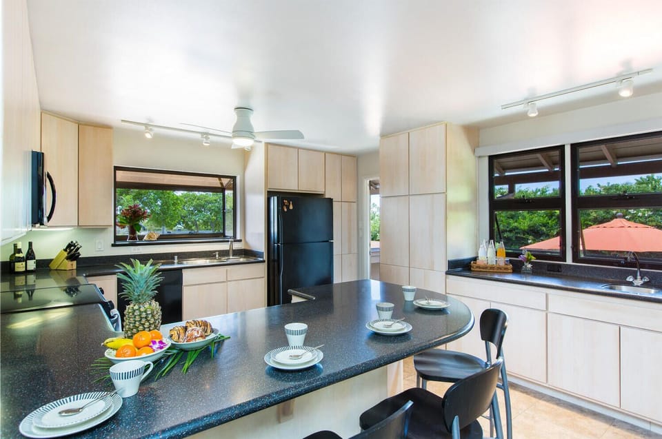 Kitchen, conveniently located near the outdoor patio and dining room.