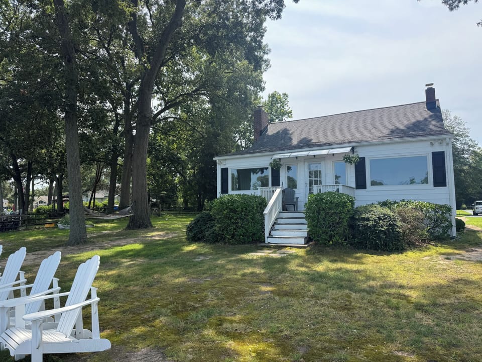 Waterside of the house