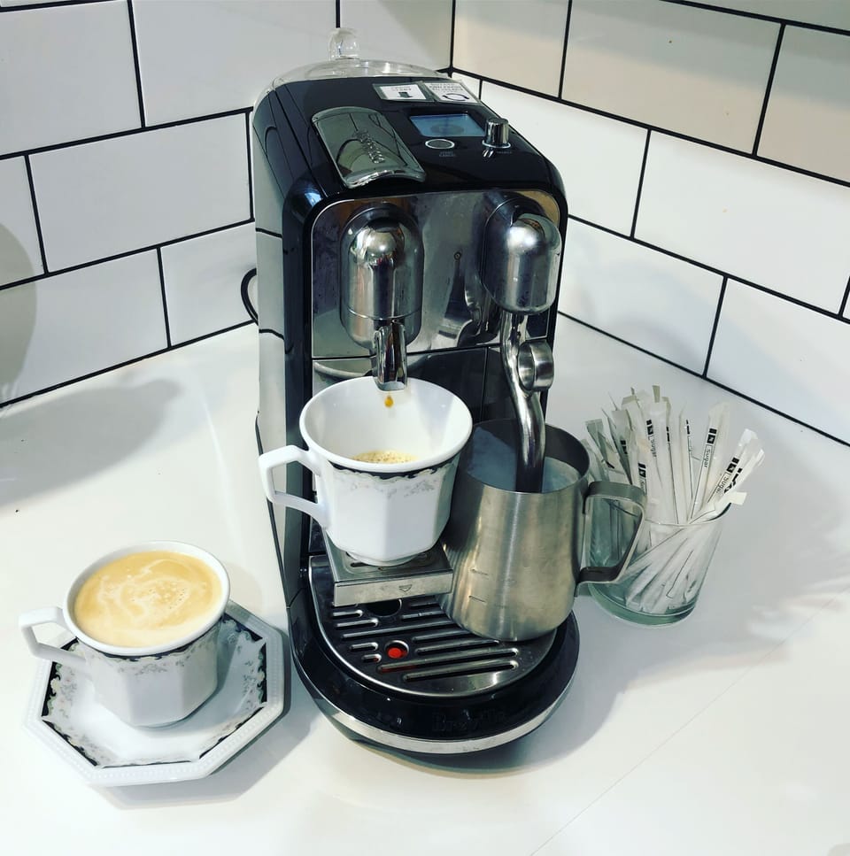 Breville Nespresso machine