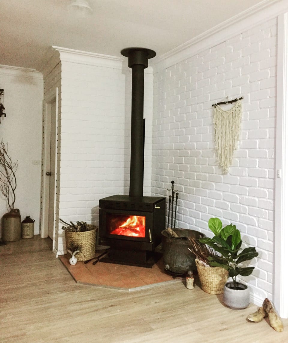 Wood fire