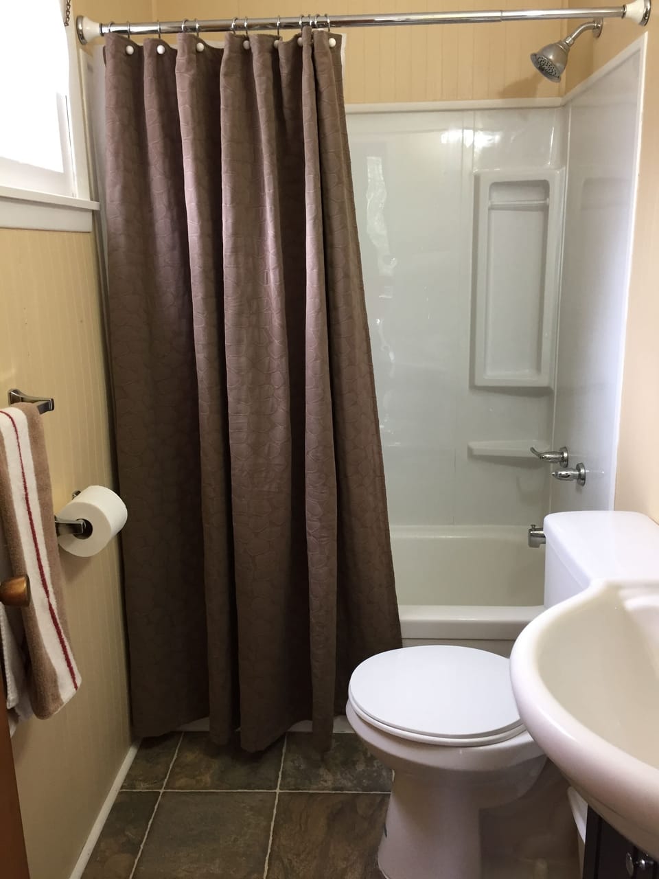 Bathroom - Fully renovated with tub and shower.