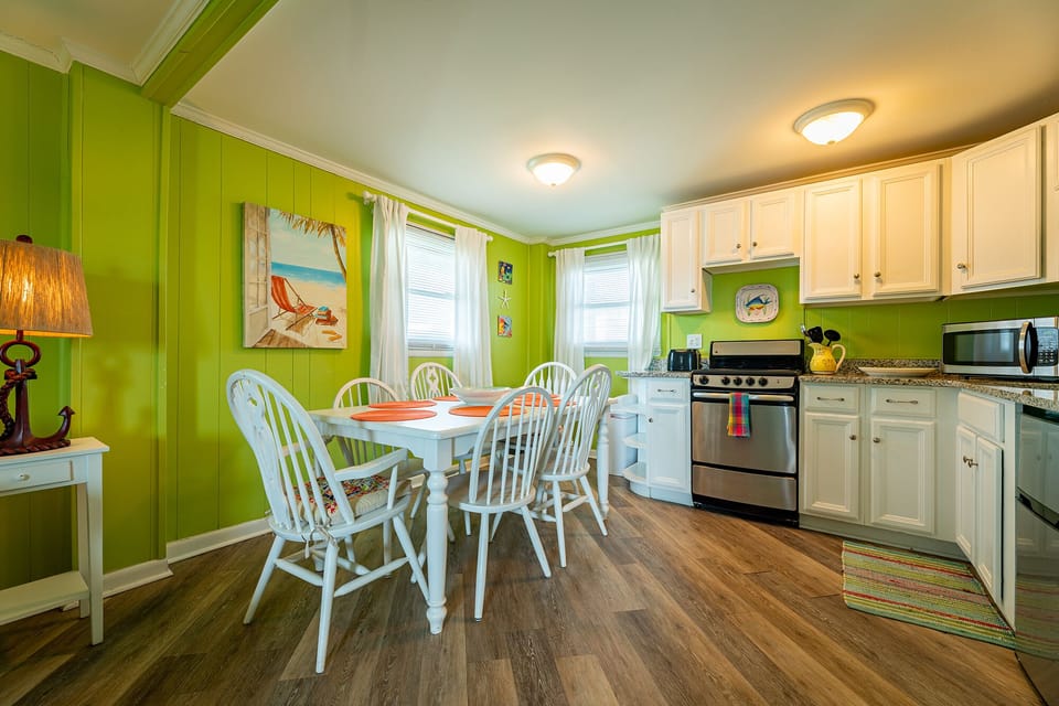 Downstairs dining area